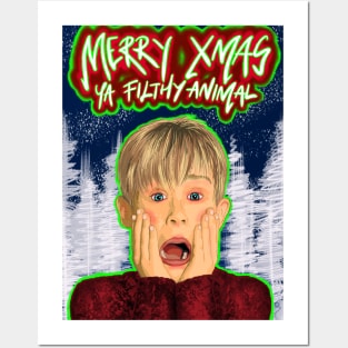 Merry Christmas Ya Filthy Animal - Home Alone Posters and Art